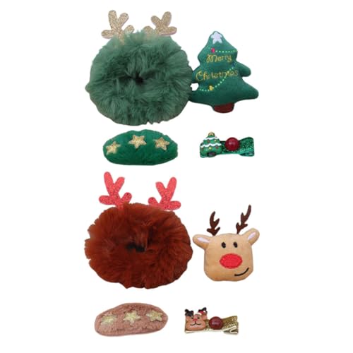 PLAFOPE 2 Elch Cartoon Haars pange Rentier-Haarspange Weihnachtshaarnadel halloween haarschmuck religulous Haarklammer Haarspangen Party-Haar-Accessoires Haarschmuck für Mädchen Karikatur von PLAFOPE