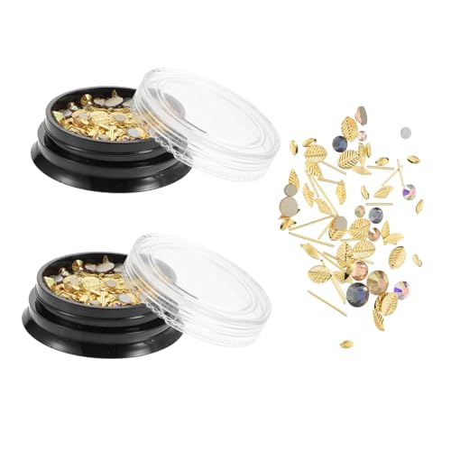 PLAFOPE 2 Kisten Nail-blatt-ornamente Blatt-maniküre-aufkleber Zubehör Für Nageldesign Gemotischer Nagelcharme Calcomanias Para Uñas Nagelschmuck Steine 3d-nagelkunstdekoration Metall PLAFOPE 2 Kisten Nail-blatt-ornamente Blatt-maniküre-aufkleber Zubehör Für Nageldesign Gemotischer Nagelcharme Calcomanias Para Uñas Nagelschmuck Steine 3d-nagelkunstdekoration Metall von PLAFOPE