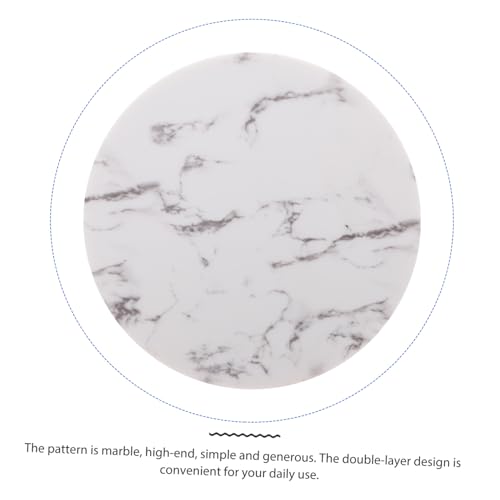 PLAFOPE 2 Stück Double Layer Marble Pressed Powder Box Langlebige Makeup Puder Behälter Kompakte Kosmetik Aufbewahrung für Lidschatten Foundation Praktische DIY Mischung von PLAFOPE