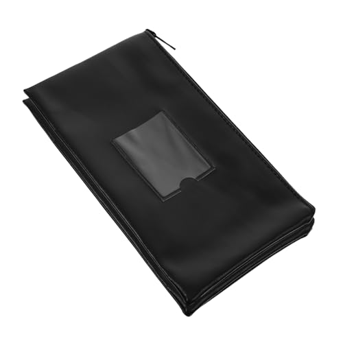 PLAFOPE 2 Stück Geldbeutel aus Kunstleder mit Reißverschluss Geldschein und Münzaufbewahrung mit Transparentem Kartenfenster Vielseitige Utility Geldbörse für Männer und Frauen von PLAFOPE
