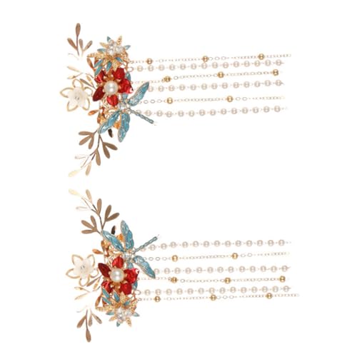 PLAFOPE 2stücke Schmetterling Blumen Haarklammern Mit Quaste Haarspangen Für Alltag Feiern Und Hochzeiten Für Damen Und Mädchen Elegantes Haaraccessoire PLAFOPE 2stücke Schmetterling Blumen Haarklammern Mit Quaste Haarspangen Für Alltag Feiern Und Hochzeiten Für Damen Und Mädchen Elegantes Haaraccessoire von PLAFOPE