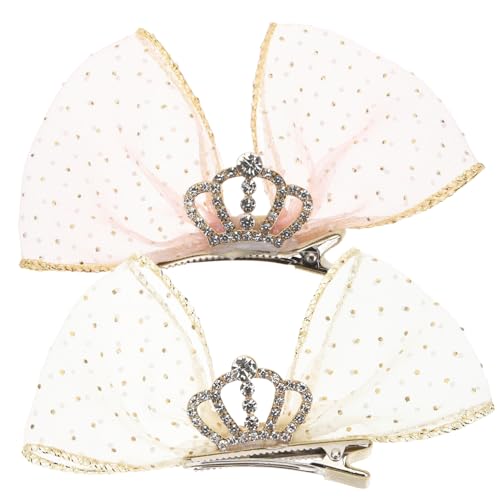 PLAFOPE Mädchen Haarschleifen-clips Haar-accessoires Krone Schleife Haarnadel-set Für Styling PLAFOPE Mädchen Haarschleifen-clips Haar-accessoires Krone Schleife Haarnadel-set Für Styling von PLAFOPE