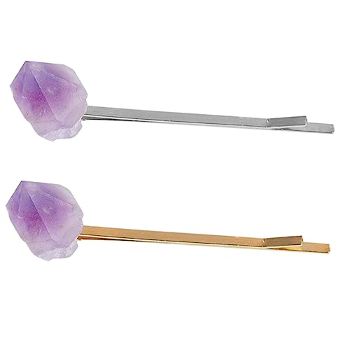 PLAFOPE 2stücke Kristall-haarnadel Aus Hochwertigem Material Kleine Dekorative Haarnadel Für Damen Silberne Haarspangen Mit Kristallsteinen Passend Für Verschiedene Haarstile Und Anlässe von PLAFOPE