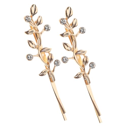 PLAFOPE 2 Stück Strass Haarklammern Damen Dekorative Haarschmuck Clips mit Funkelnden Strasssteinen Einsetzbar für Stilvolle Frisuren und Langlebige Verwendung von PLAFOPE