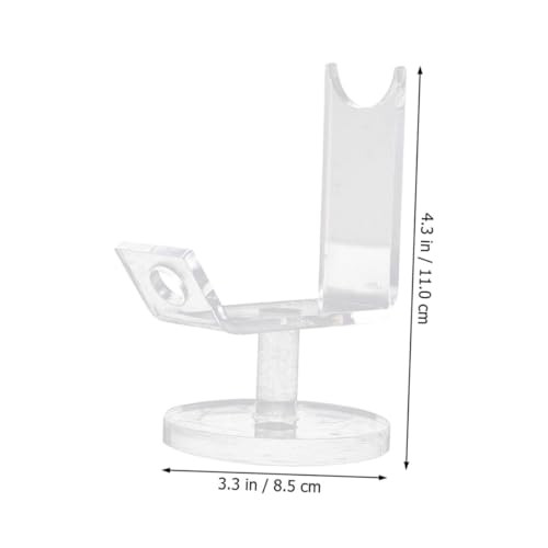 PLAFOPE 2 Stück Teiliges Acryl Display Rack für Tattoo Maschine Halter Multifunktionaler Ständer für Beauty Salon und Zuhause Eleganter Transparenter Organizer für Tattoo Profi Geräte von PLAFOPE