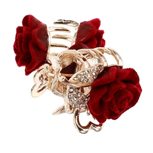 PLAFOPE 2 Stück Teiliges Kleine Haarklammern mit Floraler Verzierung Robuste Haarklammern für Dünnes Haar Modischer Haarschmuck für Damen und Teens Stilvolle Vintage Haarspangen mit von PLAFOPE