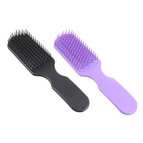 PLAFOPE 2 Stück Teiliges Massage Kamm für Kopfhaut Entwirrung Nass Trocken Haare Salon Zuhause Geeignet Damen Herren von PLAFOPE