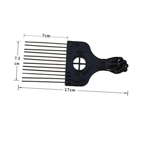 PLAFOPE 2 Stück Teiliges Stahl nadelkamm Langlebige Haarkämme für Schonendes Entwirren Professionelle Friseurzubehör für Männer Frauen Geeignet für Nasses und Trockenes Haar Modische von PLAFOPE