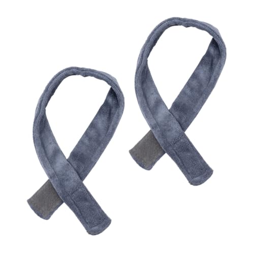 PLAFOPE 2 Stück Teiliges Verstellbares Haarturban aus Saugfähigem Baumwollmaterial Hautfreundlich und Langlebig Fixiert Haare Sicher Beim Färben und Styling als Make Up und Spa von PLAFOPE