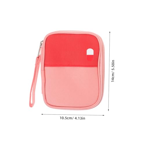 PLAFOPE 2 Stück Tragbare Reiseapotheke Notfalltaschen mit Reißverschluss Großer Kapazität Vielseitiger Medikamenten Organizer für Outdoor Survival und Tägliche Anwendung von PLAFOPE