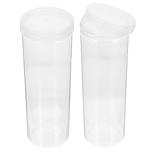 PLAFOPE 2 Stück Transparente Stiftboxen Aufbewahrung für Stifte Leichte und Tragbare Kunststoff Stiftetuis für Bleistifte Kugelschreiber und Tägliche Aufbewahrung von PLAFOPE