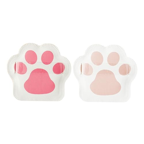 PLAFOPE 2 Stücke Kompakte Hautfreundliche Katzenpfoten Makeup Schwämme Weiche Vielseitige Puderquaste für Foundation Concealer Praktisches Schmink Tool für Damen Zufällige von PLAFOPE