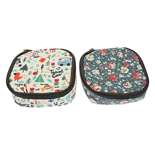 PLAFOPE 2 Stücke Multi-Zweck Serviette Serviette Tasche Kompakte Leicht Zu Tragen Für Frauen von PLAFOPE