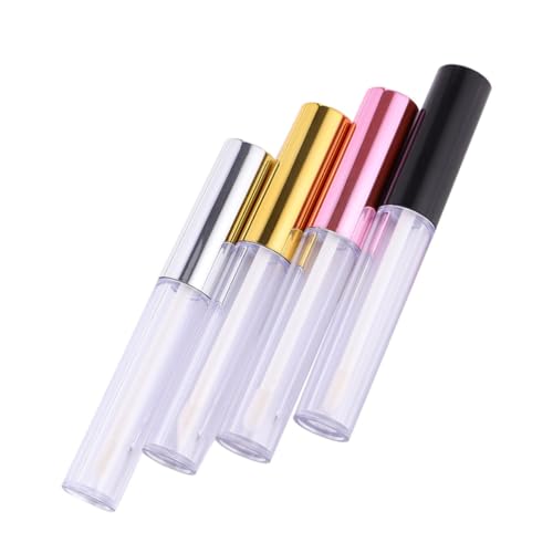 PLAFOPE 20 Stück 5 Ml Lipgloss-tuben Lippenstiftbehälter Kappe Auslaufsicher Abs-kunststoff Kosmetikflaschen Für Frauen Und Mädchen von PLAFOPE