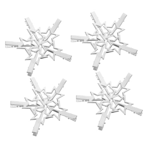 PLAFOPE 20 Stück Teiliges Metall Haarspangen Sternform Silber Kleine Haarclips zum Fixieren von Haarsträhnen Damen Alltags Styling Party Zubehör PLAFOPE 20 Stück Teiliges Metall Haarspangen Sternform Silber Kleine Haarclips zum Fixieren von Haarsträhnen Damen Alltags Styling Party Zubehör von PLAFOPE