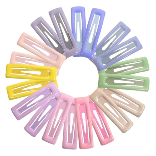 PLAFOPE 20 Stück Zweiteiliges Haarspangen Set in Cremefarben Leichte Niedliche Haarklammern für Mädchen Vielseitig Tragbar Schonend für Feines Haar für Alltag Fasching und Bühnenauftritte von PLAFOPE