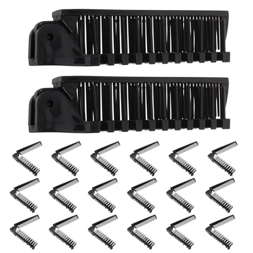 PLAFOPE 20-teiliger Faltkamm: Faltbarer Kamm für die Handtasche – Tragbare Reise-Haarbürste mit Perlen – Styling-Tool im Taschenformat für Männer und Frauen von PLAFOPE