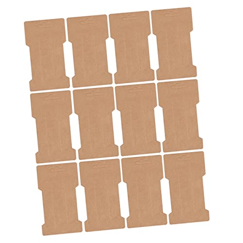 PLAFOPE 200st Haarnadelkarte Halskettenhalter Haarspange Karton Sammeln Haarnadel- Anzeigenkarten Haarspangen Zeigen Karten An Haarspangenanzeige Halsketten- Papier Packkarte Bogen von PLAFOPE