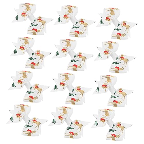 PLAFOPE 20stücke Weihnachts Haarschleifen Für Mädchen Bunte Haarspangen Mit Schleifen Für Festlichkeiten Und Partys Perfektes Accessoire Für Mädchen Verschönerung Ihrer Frisuren von PLAFOPE