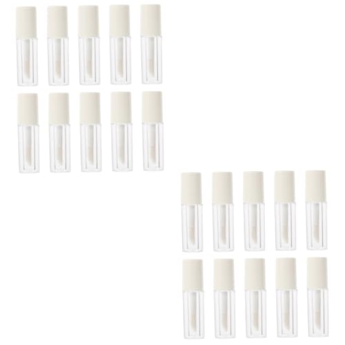 PLAFOPE 20stücke Leere Lippenöl-Flaschen Lip Gloss Tubes Tragbare Lippenfarbe Behälter Lip Glaze Container Für Zuhause Und von PLAFOPE