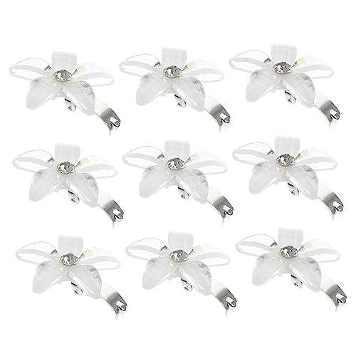 PLAFOPE 20stücke Mini Blumen Haarspangen Kleine Blume Haarklammern Mädchen Haar Accessoires Mit Strass Für Party Geburtstag Cosplay von PLAFOPE
