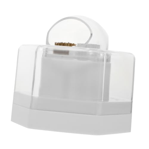 PLAFOPE 24 Loch Nagelbohrer Transparente Multifunktionsbox Für Maniküre Und Pediküre Wiederverwendbare Organizer Für Nagelpolierköpfe Mit Reinigungsbürste von PLAFOPE
