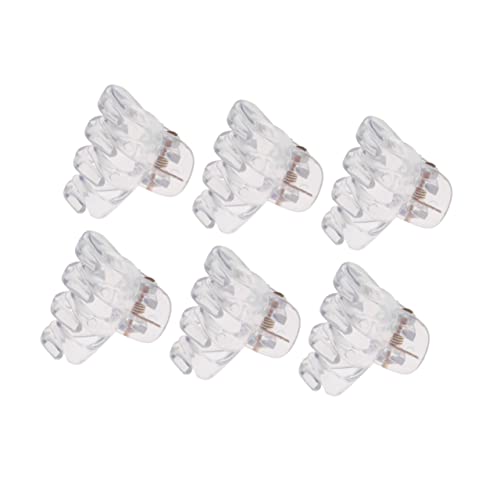 PLAFOPE 24stücke Haarklammer Kleine Haarspange Für Frauen Haarspangen Für Mädchen Haarklammern Aus Kunststoff Mini Haarklammer Haarschmuck Transparent von PLAFOPE