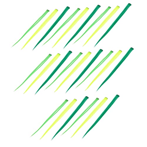 PLAFOPE 24 Stück Clip-in-haarverlängerungen Für Frauen Haarverlängerungen Zum Anklipsen Glattes Haar Clip-in-haar Haar-accessoires Für Geburtstagspartys Weihnachten Halloween von PLAFOPE