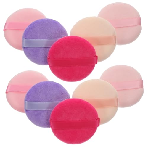 PLAFOPE 2Boxen Boxen Make up Schwämme Samtige Foundation Schwämme Vielseitige Kosmetik Werkzeuge für Frauen Anwendung von Flüssig Puderfoundation Hautfreundlich Farblich Zufällige Farbe von PLAFOPE