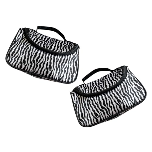 PLAFOPE 2stücke Schminktasche Mit Fächern Kosmetiktasche Damen Reisetasche Aufbewahrungstasche Groß Make up Beutel Mit Reißverschluss von PLAFOPE