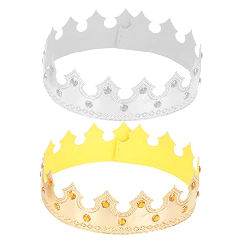 PLAFOPE Atemberaubender Hut für Jungen und Mädchen Geburtstagskronen Jungen und Mädchen Krone Kostümkrone Elegante Party-kopfbedeckung für Jungen und Mädchen von PLAFOPE