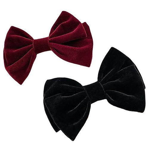 PLAFOPE 2St Schmetterlingshaarnadel aus Stoff Make-up-Haarspangen Haarspangen für dünnes Haar spring hair clips bogenknoten haarspange Tiara Haarklammer Haarspangen für Mädchen Jahrgang von PLAFOPE