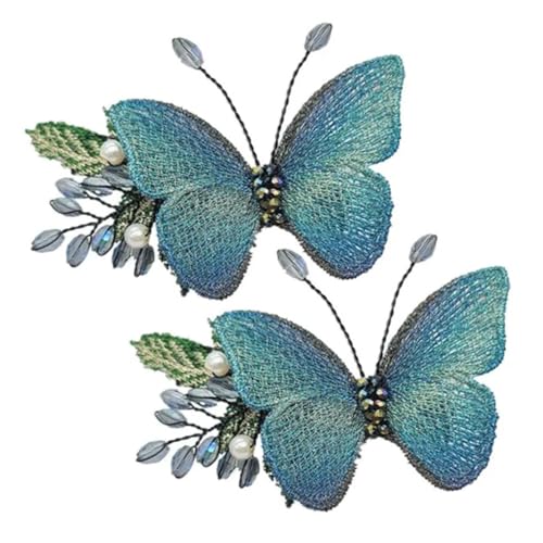 PLAFOPE 2stücke Schmetterling Haarclips Hochwertige Haaraccessoires Für Mädchen Für Alltag Und Besondere Anlässe Für Verschiedene Frisuren Und Outfits von PLAFOPE