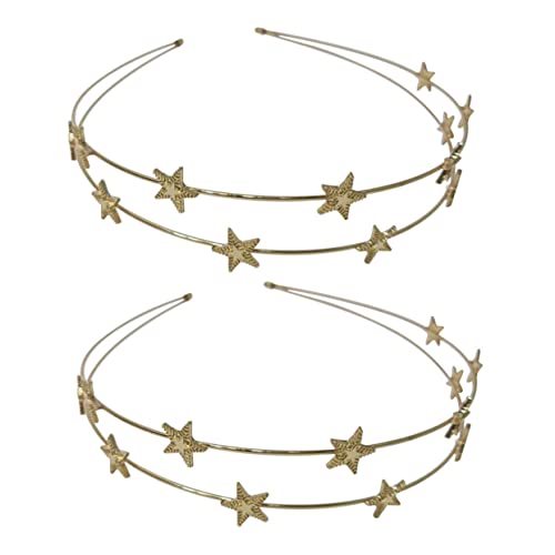 PLAFOPE Schickes Damen-haarband Mit Stern- Dekorativer Kopfschmuck Leichtes Party-accessoire Für Das Tägliche Styling von PLAFOPE
