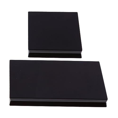 PLAFOPE 2stücke Magnetische Lidschattenbox Organizer Aufbewahrungsbox Für Lidschattenschalen Kosmetikzubehör Make-up Behälter Mit Schraubdeckel Für Schminktisch von PLAFOPE