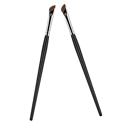 PLAFOPE 2stücke Eyeliner Pinsel Schräger Augenbrauenpinsel Concealerpinsel Für Präzise Makeup-anwendungen Für Damen Und Anfänger Vielseitig Einsetzbar Für Augen Wimpern Und Brauen von PLAFOPE