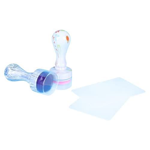 PLAFOPE 2sätze Nagel Stempelset Mit Nagelstempelkopf Für Maniküre-stempel Kompaktes Nagel Stamper Werkzeug Für Nailart Werkzeug Einfach Zu Bedienen Für Heimgebrauch Und Nagelstudios von PLAFOPE