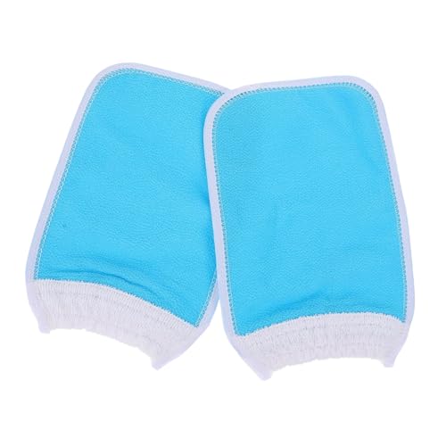 PLAFOPE 2st Badehandschuhe Reinigungsschrubber Spa-handtücher Für Den Gesichtsschwamm Esponja Para Bañarse Haushaltshandschuhe Rückenpeeling Handtücher Badeschrubber Pflanzenfasern von PLAFOPE