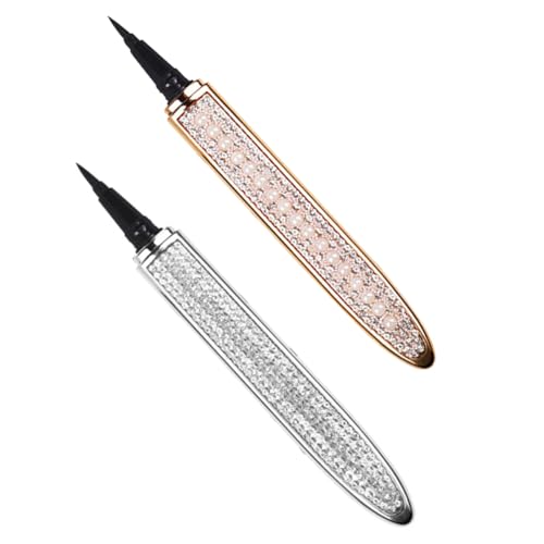 PLAFOPE 2stücke Doppel Eyeliner Stift Wasserfest Wischfest Für Augenpflegestifte Make-up-zubehör Schnell Trocknend Sicher Und Hautfreundlich Für Unterwegs von PLAFOPE