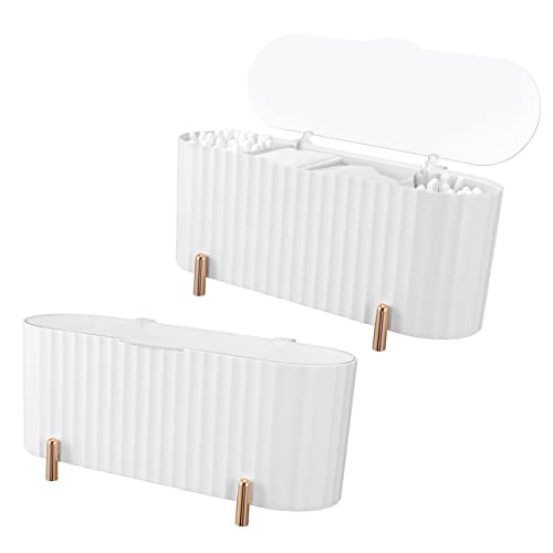 PLAFOPE 2stücke Kosmetik Aufbewahrungsbox Mit Fächern Praktischer Make-up Organizer Für Ihr Schminktisch Desktop-organisation Und Platzersparnis PLAFOPE 2stücke Kosmetik Aufbewahrungsbox Mit Fächern Praktischer Make-up Organizer Für Ihr Schminktisch Desktop-organisation Und Platzersparnis von PLAFOPE