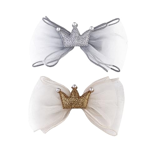 PLAFOPE Schicke Haarspangen Für Jungen Und Mädchen Netz-krone Für Partys Mit Kopfschmuck Für Babys von PLAFOPE