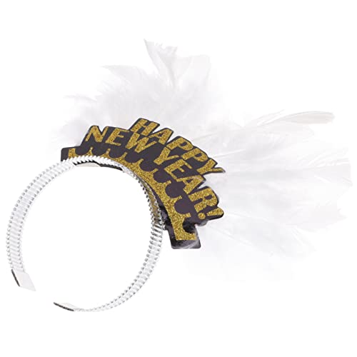 PLAFOPE 2 Stücke Neue Jahr Stirnband Frohes Neues Jahr Weiß Papier Haarband Stirnband Set PLAFOPE 2 Stücke Neue Jahr Stirnband Frohes Neues Jahr Weiß Papier Haarband Stirnband Set von PLAFOPE