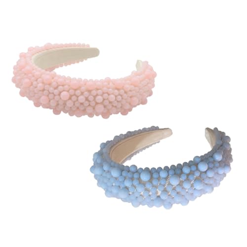 PLAFOPE 2stücke Eleganter Perlenschmuck Haarband Für Und Mädchen Modisches Haarschmuck-accessoire Für Hochzeiten Und Besondere Anlässe von PLAFOPE