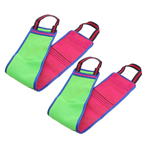 PLAFOPE 2stücke Peeling-handtuch Für Körper Und Gesicht Badewäscher Aus Hochwertigen Materialien Einfach Anzuwenden Für Tägliche Dusche Geeignet von PLAFOPE