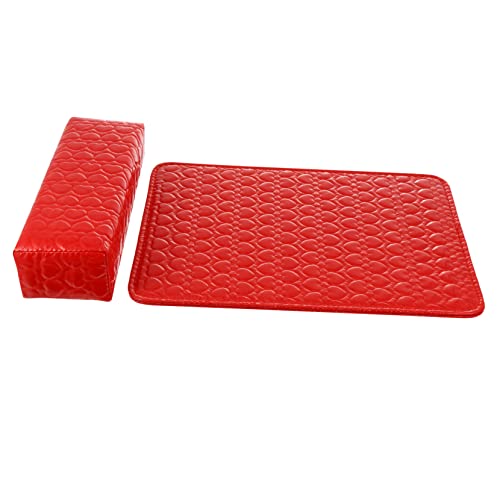 PLAFOPE 2stücke Nagelkunst Handauflage Kissen Aus Leder Rutschfest Für Nagelsalon Und Persönliche Anwendungen Für Maniküre Und Nageltraining von PLAFOPE