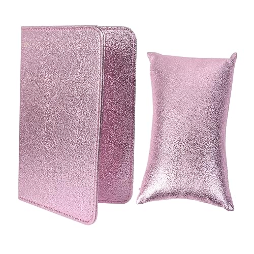 PLAFOPE 2stücke Pu Leder Nagel Handauflage Kissen Faltbares Hand-arm-rest-pillow Für Maniküre Komfortable Polsterung Für Nagelstudios von PLAFOPE