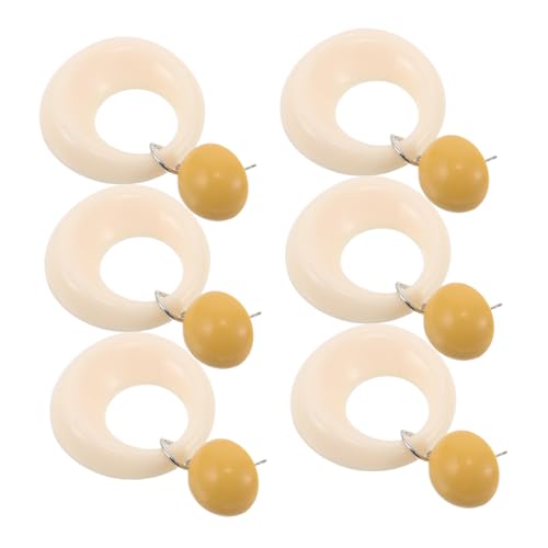 PLAFOPE 3 Paare Geometrische Ohrringe mit Hohlem Rundem Design Statement Drop Ohrringe für Frauen Vielseitig Kombinierbar für Büro und Party Langlebige Glänzende Oberfläche von PLAFOPE