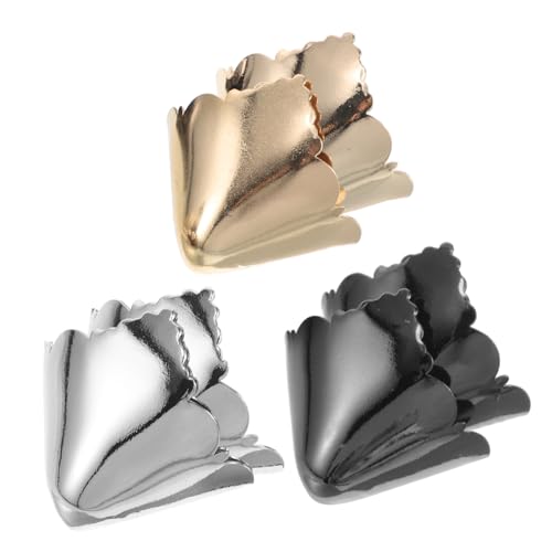 PLAFOPE 3 Paare Metall Schuhspitzen Schutzkappen für Damen High Heel Schuhe Zehenkappen zur Reparatur und Dekoration Langlebiger Schutz für Spitze High Heels von PLAFOPE