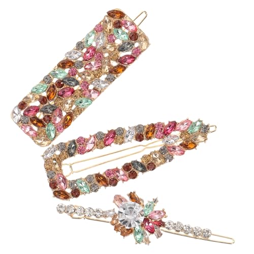 PLAFOPE 3stücke Bunte Metall Haarclips Mit Für Frauen Mädchen Haarspangen Haarnadeln Für Frisuren Langlebiger Haarschmuck Für Jeden Anlass von PLAFOPE