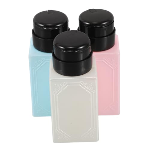 PLAFOPE 3 Stück Nagelstudio Pumpspender Nachfüllbare Flüssigflaschen für Nagellackentferner und Make up Entferner Große Kapazität Einfaches Drücken Vielseitig Einsetzbar Sicher und PLAFOPE 3 Stück Nagelstudio Pumpspender Nachfüllbare Flüssigflaschen für Nagellackentferner und Make up Entferner Große Kapazität Einfaches Drücken Vielseitig Einsetzbar Sicher und von PLAFOPE